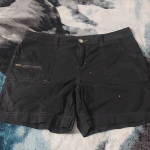 Faded Glory Women's Black Cargo Shorts